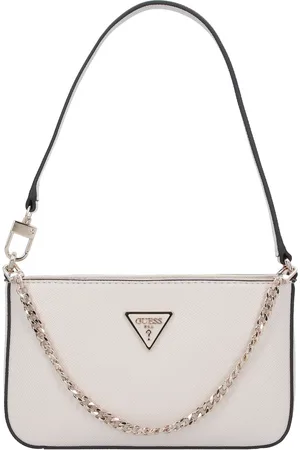 Guess Schoudertas Noelle Mini Top Zip Shoulder Bag Lichtgrijs