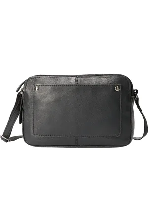 LEATHER DESIGN Shoulder bag small Black