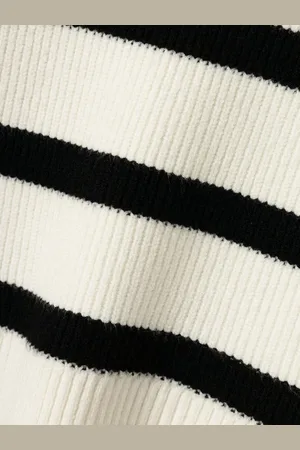 NAME IT Kids meisjes trui NILLA Jet Stream w. black stripes Regular Fit
