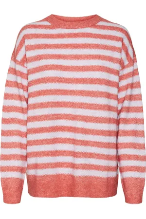 VERO MODA VMMARCIA LS LONG O-NECK PULLOVER GA BOO - Dames - Gebreide truien