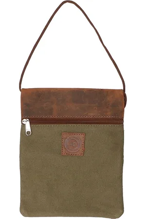 LEATHER DESIGN Halstasje hunter canvas