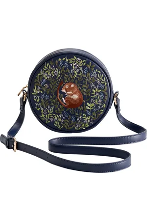 Fable England Chloe Embroidered Dormouse - Handtas - Schoudertas - Handtassen - Tassen - Dames