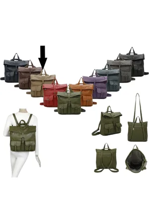 Merkloos Paolo Bags - rugzak/handtas