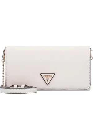Guess Schoudertas Noelle Mini Xbody Flap Organizer Lichtgrijs