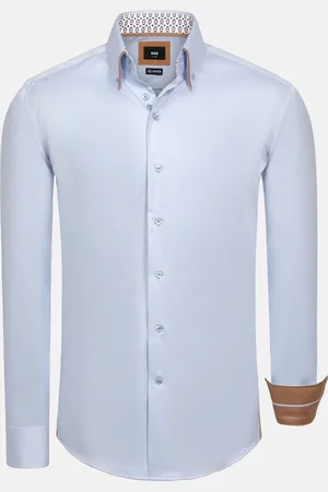 Wam Denim Overhemd Lange Mouw Rocco Non-Iron Business