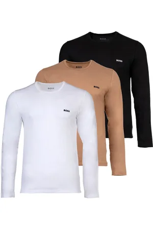 HUGO BOSS Hugo heren classic 3P O-hals longsleeve shirts