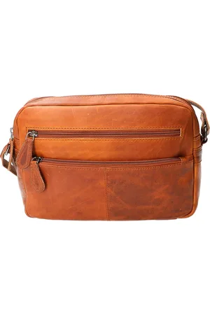 LEATHER DESIGN Shoulder bag natural