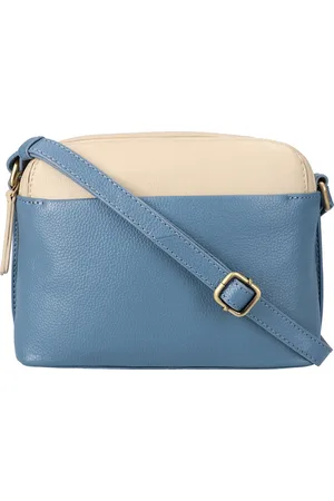 LEATHER DESIGN Shoulder bag Fairyblue