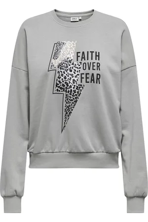ONLY ONLRUNA L/S O-NECK BOX CC SWT Dames Trui - Lightning Leo