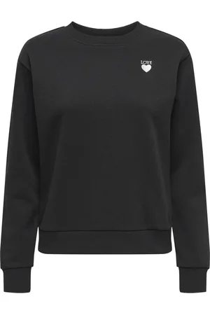 JDY PARIS L/S EMB SWEAT JRS Dames Trui - Small Love Heart
