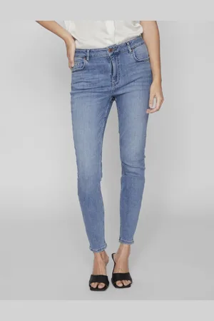 VILA Jeans Visarah Wu05 Rw Skinny Jeans - Noos 14094341 Medium Blue Denim Dames