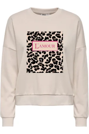 ONLY ONLFRESH L/S SWEAT CS SWT Dames Trui - Lamour Leo