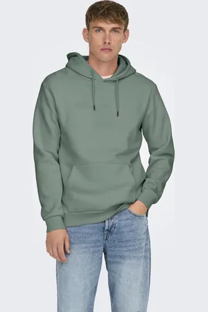 Only & Sons ONSCERES HOODIE SWEAT NOOS Heren Trui - Iceberg Green