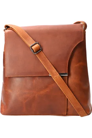 LEATHER DESIGN Shoulder bag natural