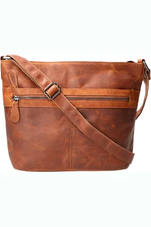 LEATHER DESIGN Shoulder bag natural