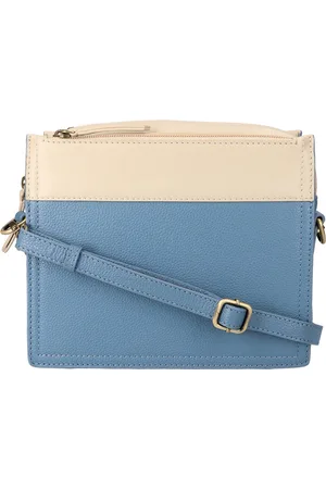 LEATHER DESIGN Shoulder bag Fairyblue