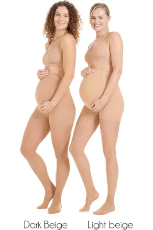 Karma Zwangerschap panty 20DEN - Transparante-matte - Nylon - Zwangerschapskleding - - Maternity Tights - set 1 & 2-1200