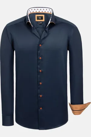 Wam Denim Overhemd Lange Mouw Renzo Non-Iron Business