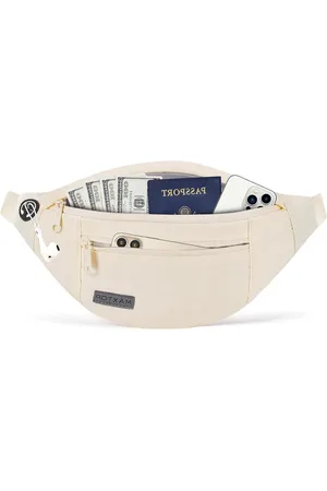 Merkloos Heuptasje voor Dames en Heren - Outdoor Grote Mobiele Telefoontas Sport Waterdichte Running Belt Schoudertas Geldgordel - kamperen Wandelen Fitness Fiets 4 zakken met rits