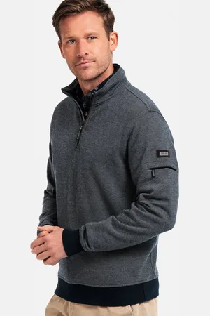 Baileys Sweatshirt met 1/2 ritssluiting
