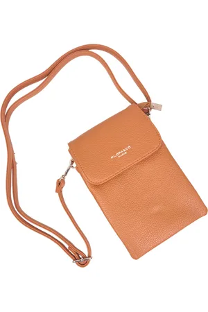 Flora & CO Flora&Co - Paris - Handig Crossbody hand/telefoontasje voor mobiel - gsm - -bruin