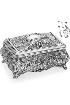 Merkloos Decoratieve metalen muziekdoos - elegante sieradendoos - opbergdoos voor snuisterijen - muzikale sieraden - aandenken - vitrine - verjaardag - bruiloft - You Are My Sunshine
