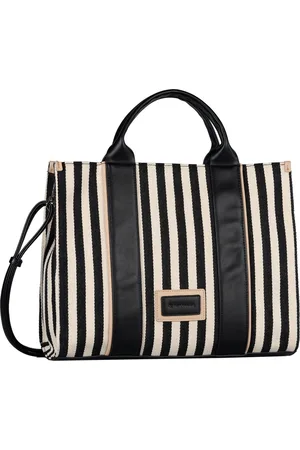 TOM TAILOR Schoudertas Handtas Malie Zip Tote Bag Zwart