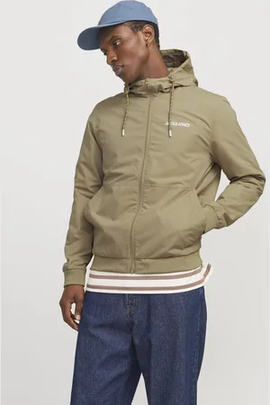 JACK & JONES Jas Jjerush Hood Bomber Noos 12200208 Crockery/solid Mannen