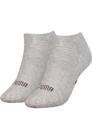PUMA 2 paar - dames sneaker sokken - Badstof zool - 42
