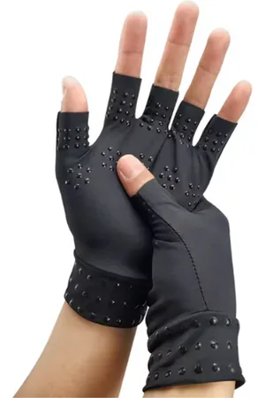 Merkloos Reuma Handschoenen - Artrose - Artritis - Pijnbestrijding - Polsbrace - One size fits all - - Compressie Handschoenen