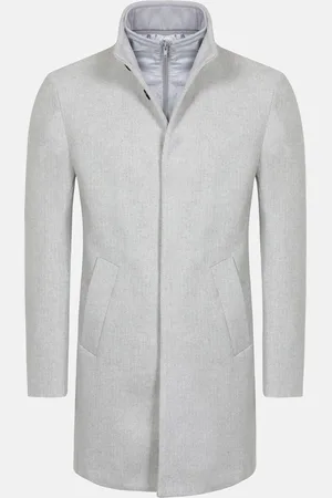 Wam Denim Trench Coat Kartier High Neck
