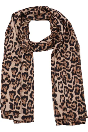 Emilie Scarves Sjaal - satijn - panterprint - 200*70CM
