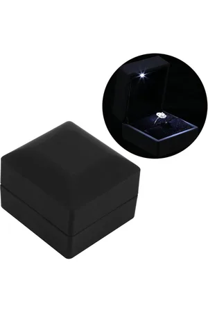 Merkloos Sieradendoos voor ringen-hangers-armbanden-halskettingen met ledverlichting - 4 stuks