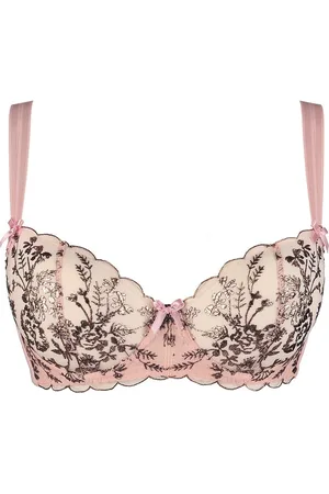 Axami Doorzichtige beha roze met goudCup: 80F