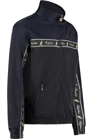 Australian Duo jack met zwarte bies Blue Navy maat 3XL