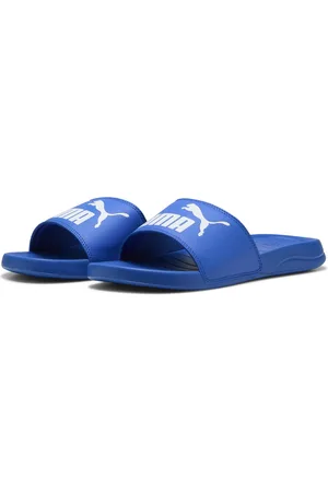 PUMA Popcat 20 Unisex Slippers - Vivid Blue- White