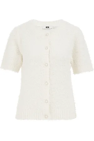 WE Fashion Dames gebreid vest met structuur