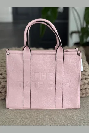 Merkloos Damestas - The Tote Bag - Leer - - 33 x 27 cm.