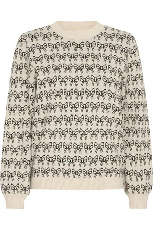 Ichi Trui Ihbrielle Ls4 20123477 204262 Oatmeal W Black Dames