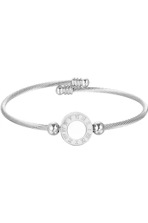 Merkloos Roestvrijstalen Dames Armband - Stijlvolle en Duurzame Armband voor Vrouwen - Chique Sieraden .