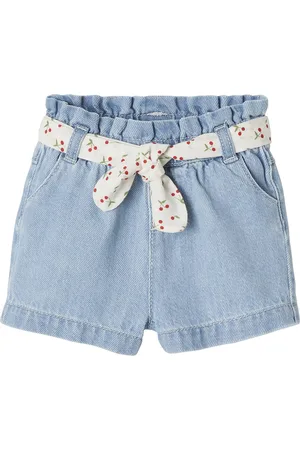 Vertbaudet Paperbag short met riem voor baby