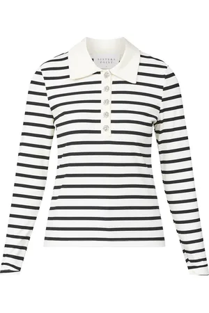 SisterS point T-shirt Vepi Polo 18472 Cream/black Dames