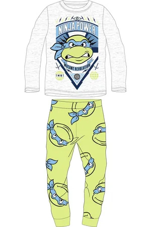 Merkloos Ninja Turtles ninja power pyjama katoen /groen maat 110