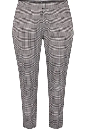 Zizzi MADDISON, CROPPED, PANTS Dames Broek - Brown