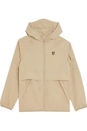 Lyle & Scott Zomerjas jongens - Stone - capuchon