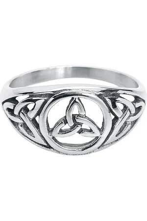 etNox Celtic Knot Ring XS Roestvrij staal - Rock wear, Vikings