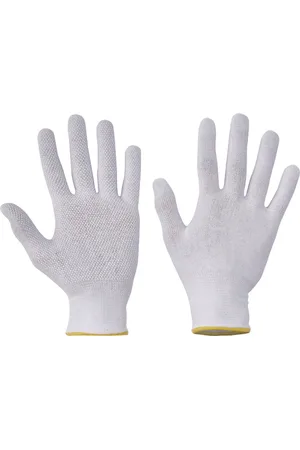 CERVA BUSTARD Evo handschoen katoen+PVC dots 01060016 - 12 stuks - - 10