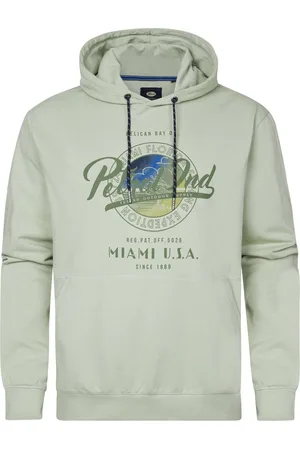 Petrol Industries Heren Plus Size Artwork Hoodie Biscayneside -