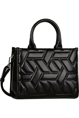 TOM TAILOR Schoudertas Handtas Amela Zip Tote Bag Zwart