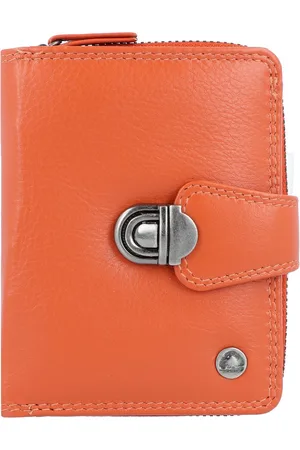 Greenburry Sponsachtig portefeuille leer 9 cm